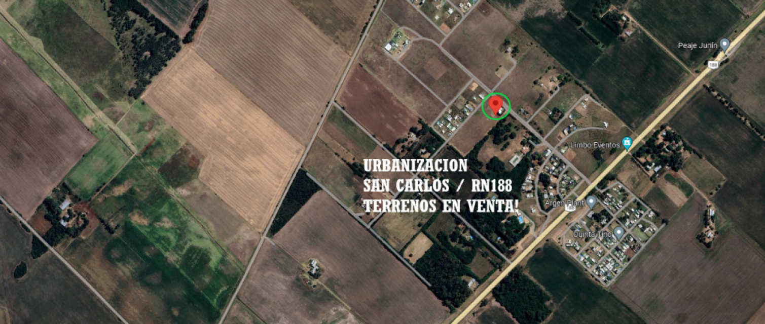 Urbanización San Carlos NORTE RN188 Junín Terreno 0  ambientes  En Venta -8