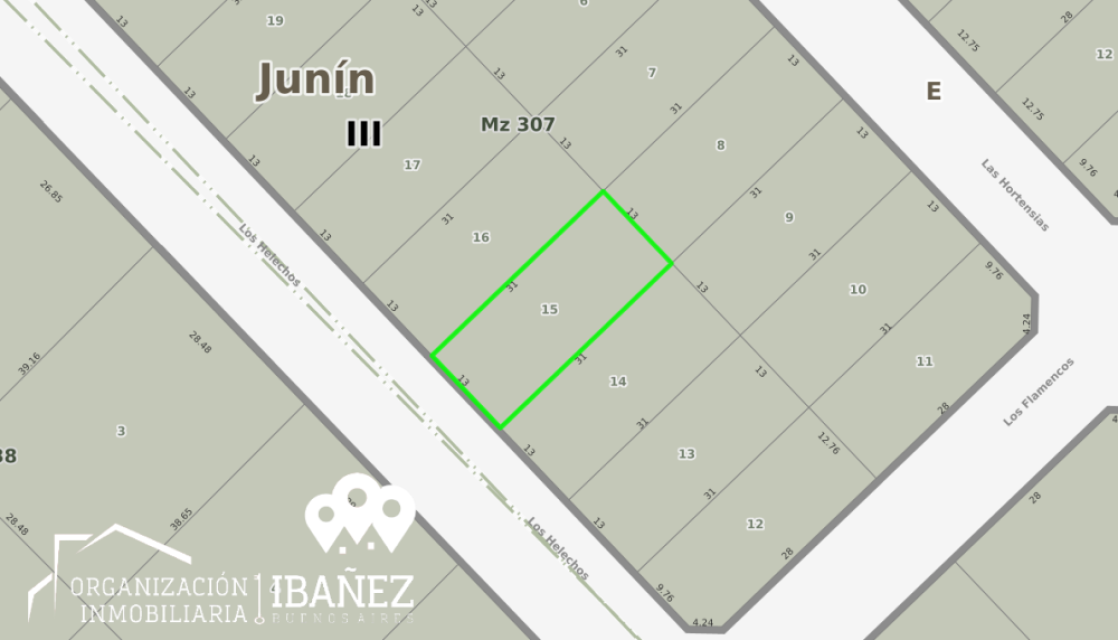Los Helechos al 200 Junín Terreno 0  ambientes  En Venta -2