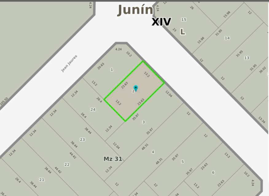 Azcuénaga  & Jean Jaures Junín Terreno 0  ambientes  En Venta -1