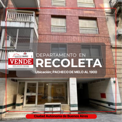 Departamento en Recoleta 3 ambientes (CABA)
