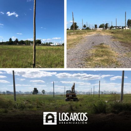 Quincho con galería semicubierta,  ubicado en un amplio terreno en esquina.